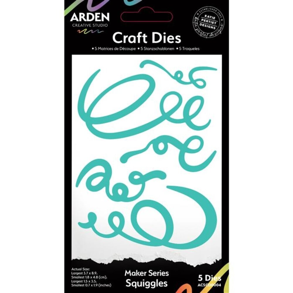 Arden Creative Studio Vintage Makers Squiggles Die Set (ACSCD0004) Arden Creative Studio Vintage Makers Squiggles Die Set (ACSCD0004)