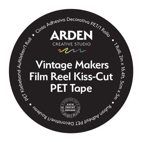 Arden Creative Studio Vintage Makers Film Reel Kiss-Cut PET Tape (ACSCT0003) Arden Creative Studio Vintage Makers Film Reel Kiss-Cut PET Tape (ACSCT0003)