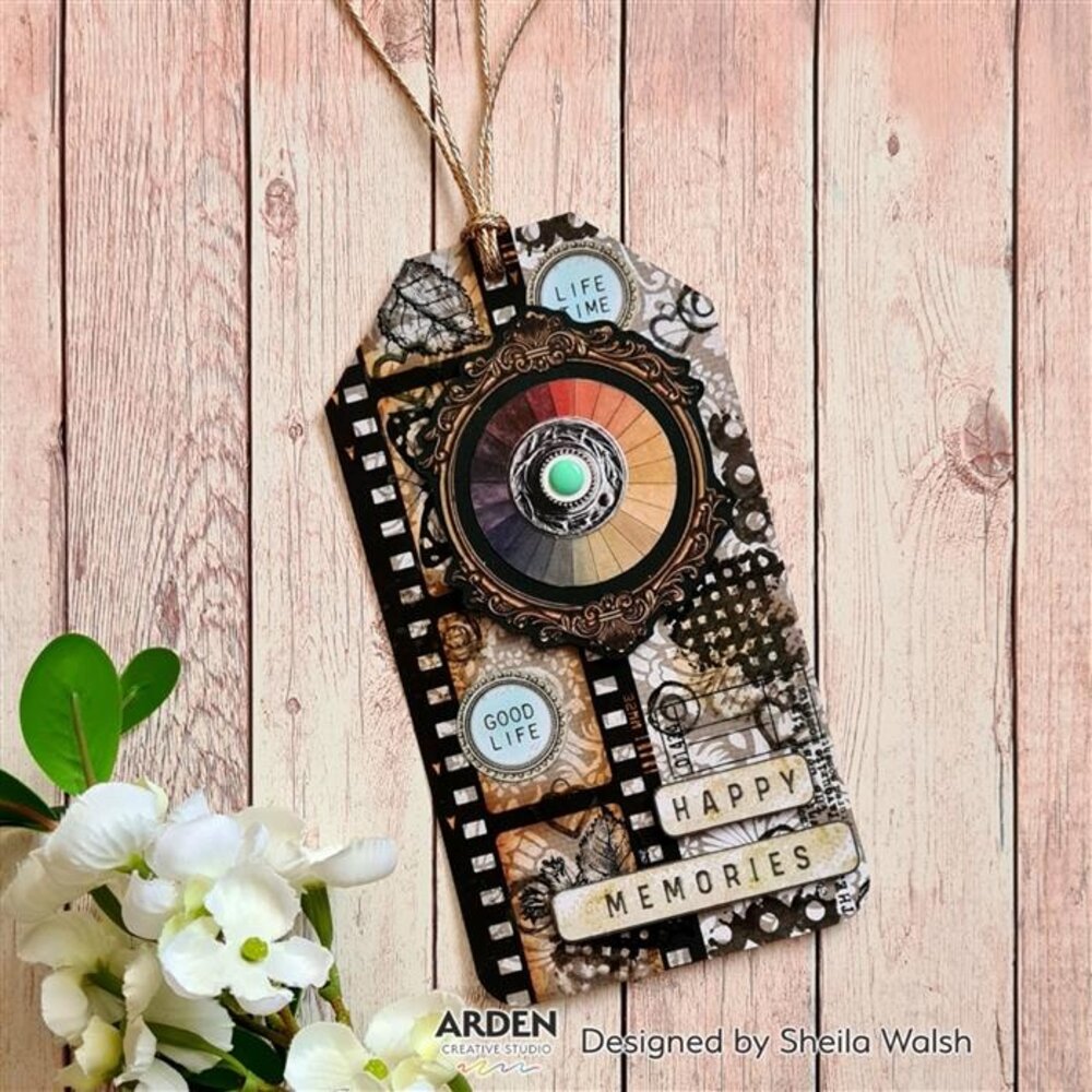 Arden Creative Studio Vintage Makers Film Reel Kiss-Cut PET Tape (ACSCT0003) Arden Creative Studio Vintage Makers Film Reel Kiss-Cut PET Tape (ACSCT0003)