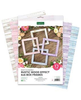 Katy Sue Rustic Wood Effect 6x6 Inch Box Frames (13-BOX157WOE) Katy Sue Rustic Wood Effect 6x6 Inch Box Frames (13-BOX157WOE)