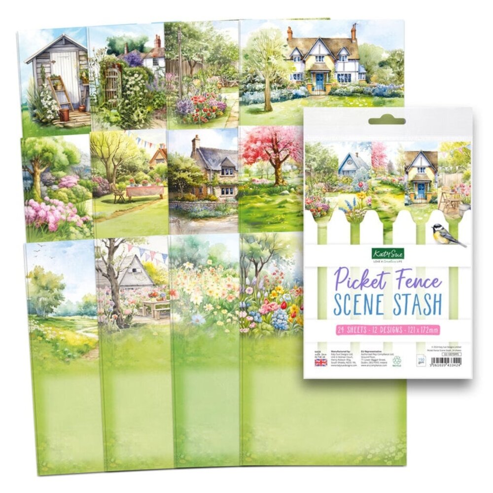 Katy Sue Picket Fence Scene Stash (02-10070PFS)
