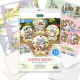 Katy Sue Pop Up Card Making Kit Garden Gnomes (17-10085GNM)