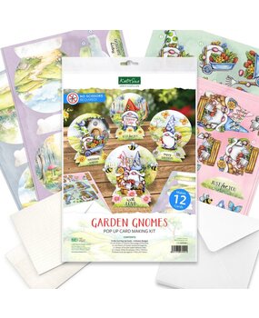 Katy Sue Pop Up Card Making Kit Garden Gnomes (17-10085GNM) Katy Sue Pop Up Card Making Kit Garden Gnomes (17-10085GNM)