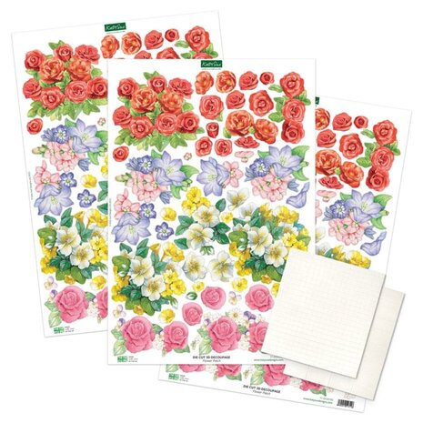 Katy Sue Card Making Kit Flower Patch Pots (17-10075FPP) Katy Sue Card Making Kit Flower Patch Pots (17-10075FPP)