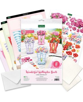 Katy Sue Card Making Kit Wonderful Wellington Boots (17-10083WWB) Katy Sue Card Making Kit Wonderful Wellington Boots (17-10083WWB)