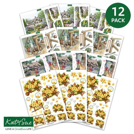 Katy Sue 3D Die-Cut Decoupage Country Garden (11-DCDGAR12) Katy Sue 3D Die-Cut Decoupage Country Garden (11-DCDGAR12)