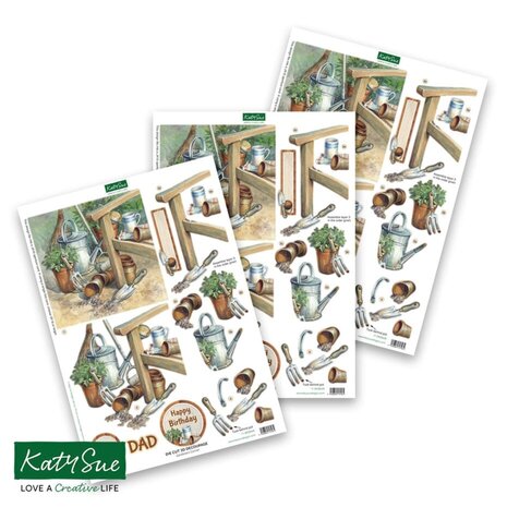 Katy Sue 3D Die-Cut Decoupage Country Garden (11-DCDGAR12) Katy Sue 3D Die-Cut Decoupage Country Garden (11-DCDGAR12)