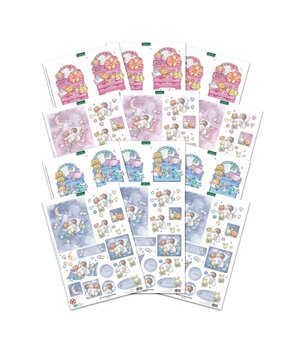 Katy Sue 3D Die-Cut Decoupage Baby (11-DCDBAB12)
