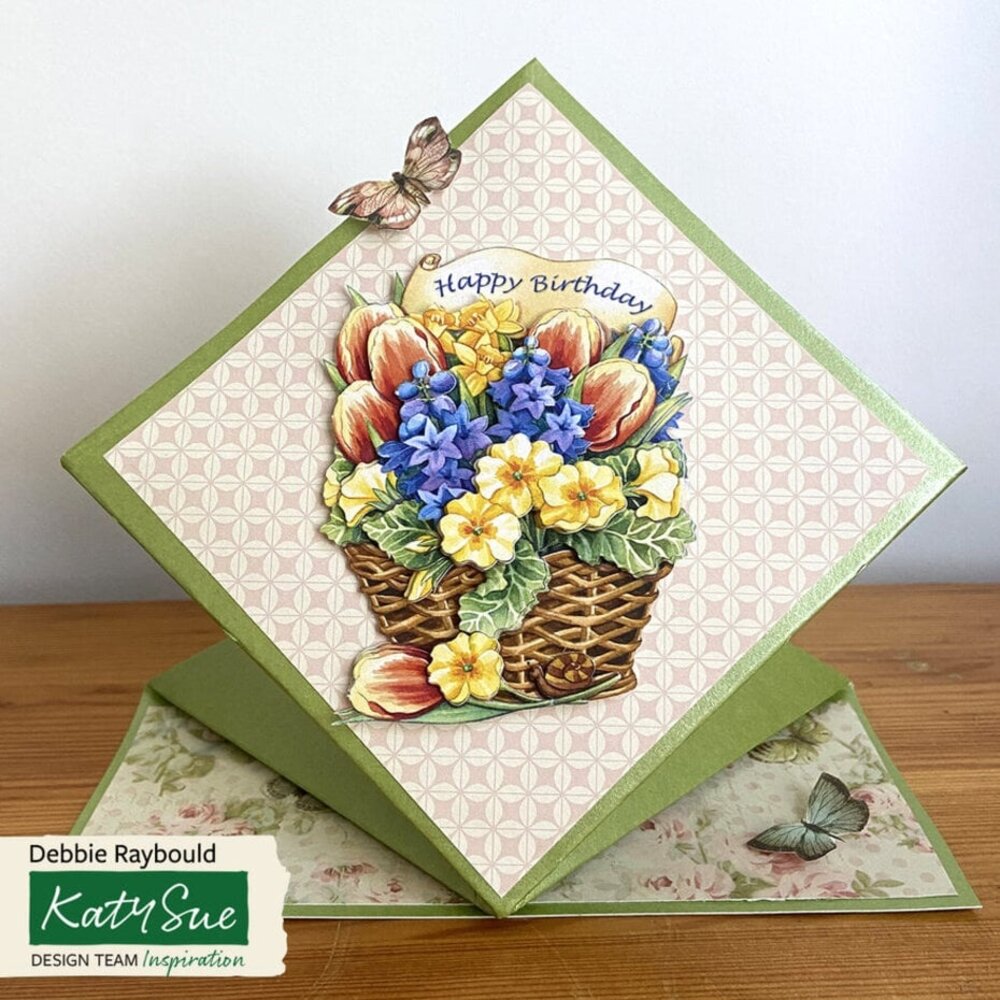 Katy Sue 3D Die-Cut Decoupage Birthday Flower (11-DCD500)