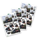 Katy Sue 3D Die-Cut Decoupage Steam Train (11-DCD544)