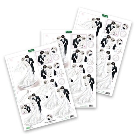 Katy Sue 3D Die-Cut Decoupage Wedding Day (11-DCD591)
