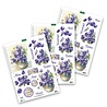 Katy Sue 3D Die-Cut Decoupage Vases of Pansies (11-DCD608) Katy Sue 3D Die-Cut Decoupage Vases of Pansies (11-DCD608)