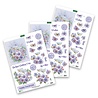 Katy Sue 3D Die-Cut Decoupage Champagne and Violets (11-DCD609) Katy Sue 3D Die-Cut Decoupage Champagne and Violets (11-DCD609)