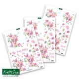 Katy Sue 3D Die-Cut Decoupage Filled with Flowers (11-DCD646)