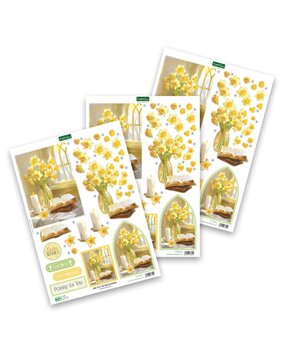 Katy Sue 3D Die-Cut Decoupage Daffodil Window (11-DCD725) Katy Sue 3D Die-Cut Decoupage Daffodil Window (11-DCD725)