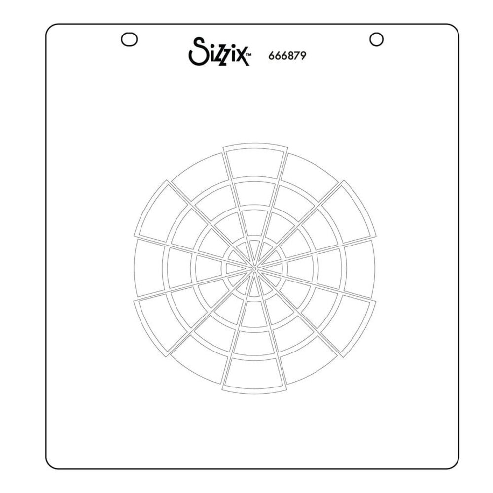 Sizzix Eileen Hull Layered Stencils Color Wheel (666879)