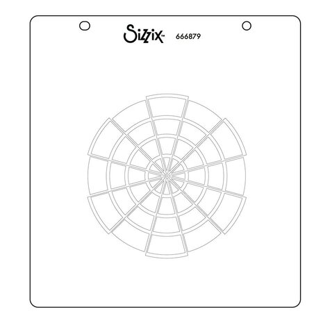 Sizzix Eileen Hull Layered Stencils Color Wheel (666879)