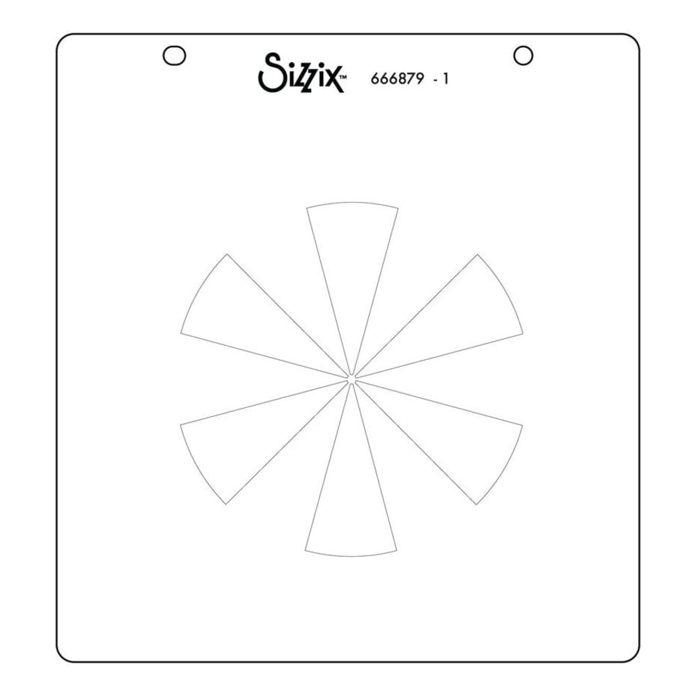 Sizzix Eileen Hull Layered Stencils Color Wheel (666879)