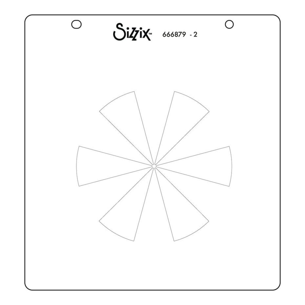 Sizzix Eileen Hull Layered Stencils Color Wheel (666879)