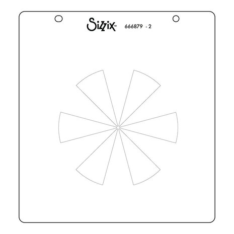 Sizzix Eileen Hull Layered Stencils Color Wheel (666879)