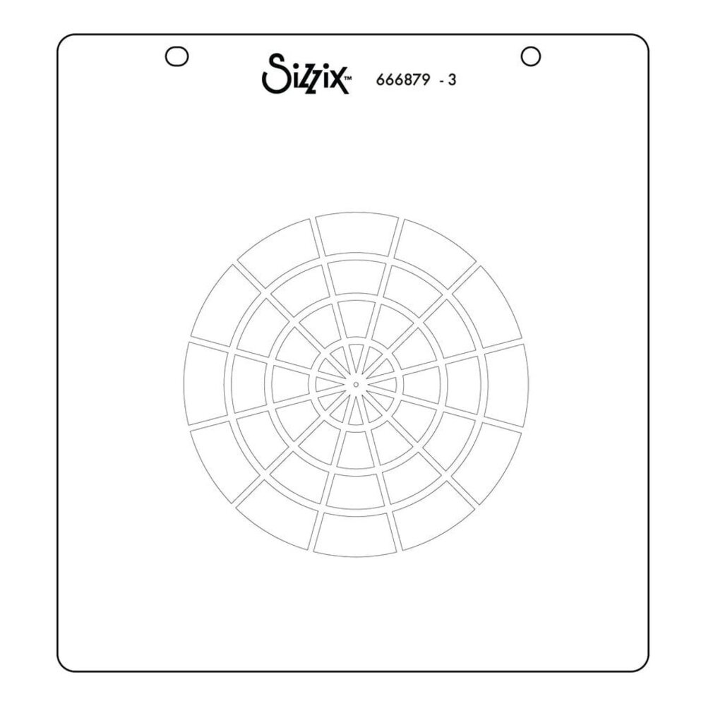 Sizzix Eileen Hull Layered Stencils Color Wheel (666879)