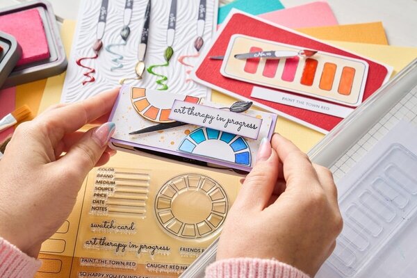 Sizzix Eileen Hull Clear Stamps Swatch Cards (666881)