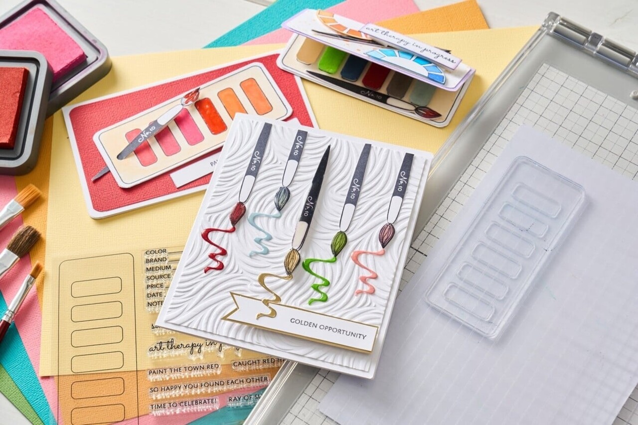 Sizzix Eileen Hull Clear Stamps Swatch Cards (666881)