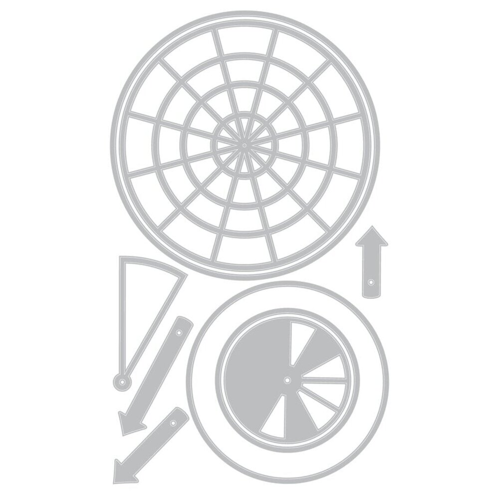 Sizzix Eileen Hull Thinlits Die Set Rainbow Wheels (666880) Sizzix Eileen Hull Thinlits Die Set Rainbow Wheels (666880)