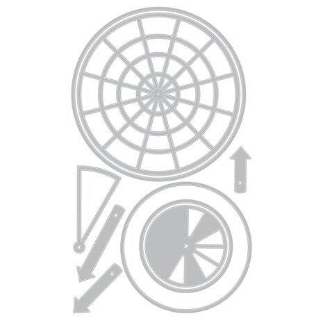 Sizzix Eileen Hull Thinlits Die Set Rainbow Wheels (666880) Sizzix Eileen Hull Thinlits Die Set Rainbow Wheels (666880)