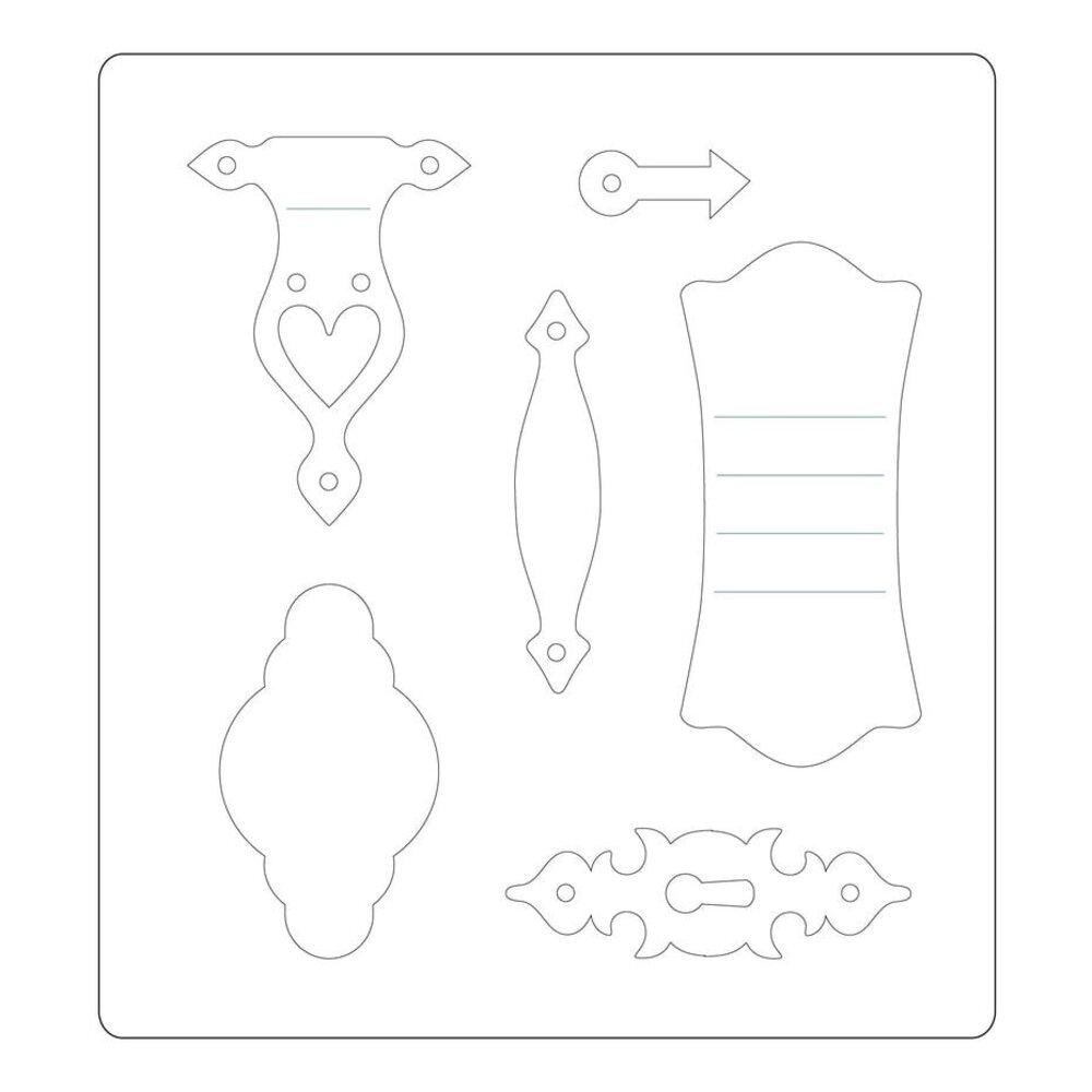 Sizzix Eileen Hull ScoreBoards Die Journal Hardware (666814) Sizzix Eileen Hull ScoreBoards Die Journal Hardware (666814)