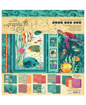 Graphic 45 Seas The Day 12x12 Inch Collection Pack (4503022)