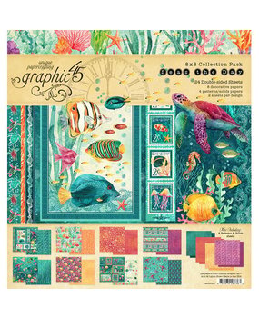 Graphic 45 Seas The Day 8x8 Inch Collection Pack (4503021) Graphic 45 Seas The Day 8x8 Inch Collection Pack (4503021)
