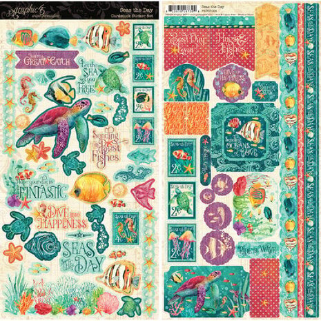 Graphic 45 Seas The Day Sticker Set (4503024)