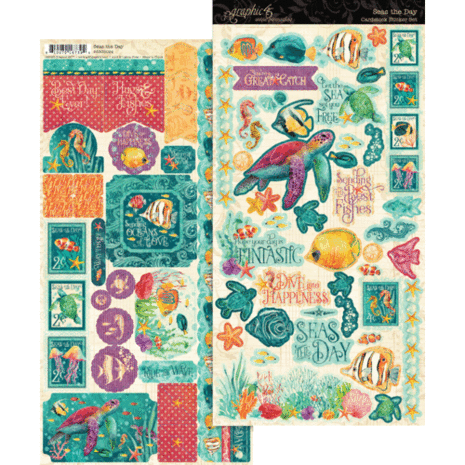 Graphic 45 Seas The Day Sticker Set (4503024)