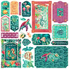 Graphic 45 Seas The Day Chipboard Pieces Tags & Frames (4503026) Graphic 45 Seas The Day Chipboard Pieces Tags & Frames (4503026)