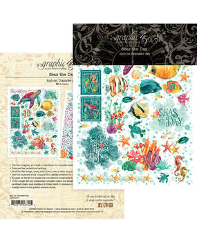 Graphic 45 Seas The Day Rub-On Transfers (4503027) Graphic 45 Seas The Day Rub-On Transfers (4503027)