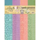 Graphic 45 Fairy Boutique 8.5x11 Inch Patterns & Solids Paper Pack (4503045)