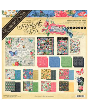 Graphic 45 Flutter 12x12 Inch Keepsake Edition (4503033) Graphic 45 Flutter 12x12 Inch Keepsake Edition (4503033)