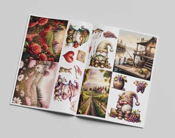 Creatief Art Cozy Gnomes Art Journaling & Card Making Book (CCOBOEK-002) Creatief Art Cozy Gnomes Art Journaling & Card Making Book (CCOBOEK-002)