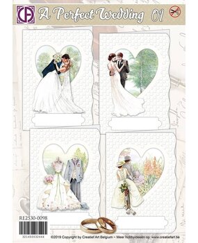 Creatief Art Card Kit A Perfect Wedding 01 (RE2530-0098) Creatief Art Card Kit A Perfect Wedding 01 (RE2530-0098)