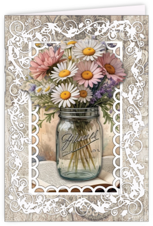 Creatief Art Card Kit Antique Flowers 03 (RE2530-0183) Creatief Art Card Kit Antique Flowers 03 (RE2530-0183)