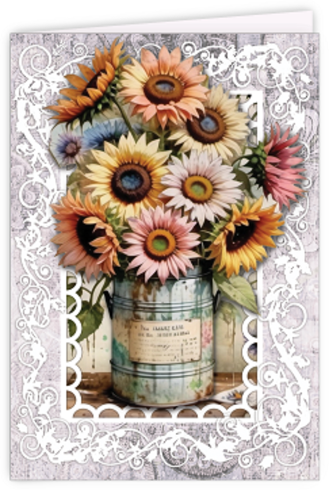 Creatief Art Card Kit Antique Flowers 03 (RE2530-0183) Creatief Art Card Kit Antique Flowers 03 (RE2530-0183)
