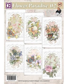 Creatief Art Card Kit Flower Paradise 02 (SWK85-0016-03) Creatief Art Card Kit Flower Paradise 02 (SWK85-0016-03)