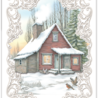Creatief Art Card Kit Christmas Cabin (SWK85-0125) Creatief Art Card Kit Christmas Cabin (SWK85-0125)
