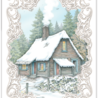 Creatief Art Card Kit Christmas Cabin (SWK85-0125) Creatief Art Card Kit Christmas Cabin (SWK85-0125)