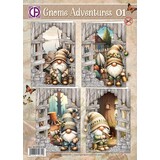 Creatief Art Card Kit Gnome Adventures 01 (RE2530-0184)