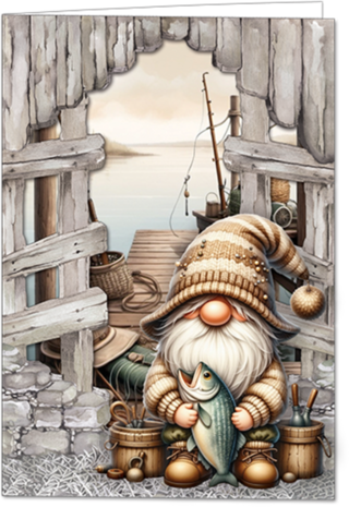 Creatief Art Card Kit Gnome Adventures 01 (RE2530-0184)