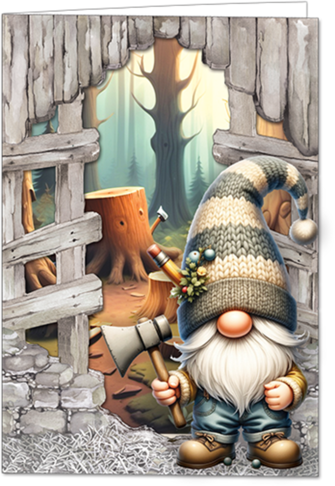 Creatief Art Card Kit Gnome Adventures 01 (RE2530-0184)
