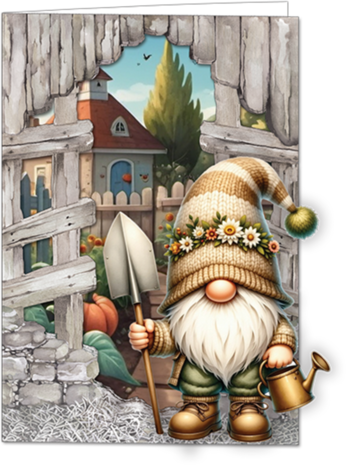 Creatief Art Card Kit Gnome Adventures 01 (RE2530-0184)