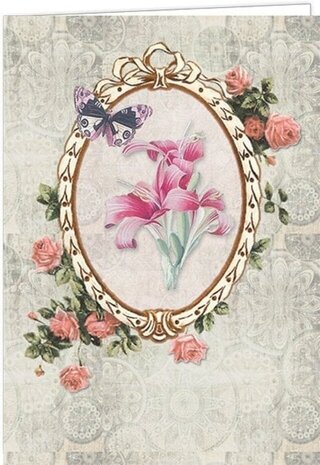 Creatief Art Card Kit Bloemen & Vlinders 02 (VM65-003) Creatief Art Card Kit Bloemen & Vlinders 02 (VM65-003)